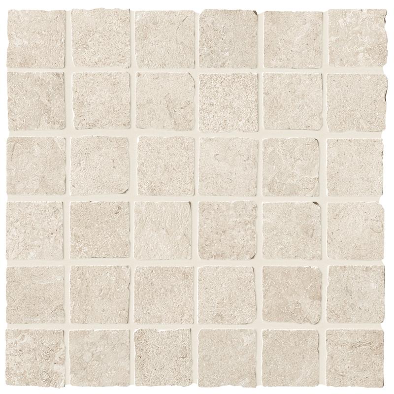 Atlas Concorde LIMS Ivory Mosaico Tumbled 30x30 cm Matt