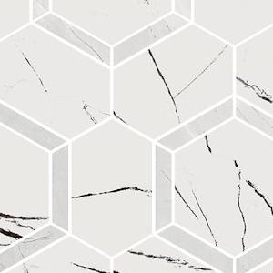 Esagona Mix Scenic White Pulpis Grey