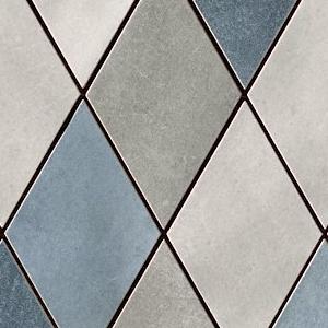 Mosaico Rombo Mix Blue