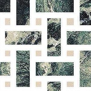 MARBLES VERDE INTENSO MOSAICO WEAVE